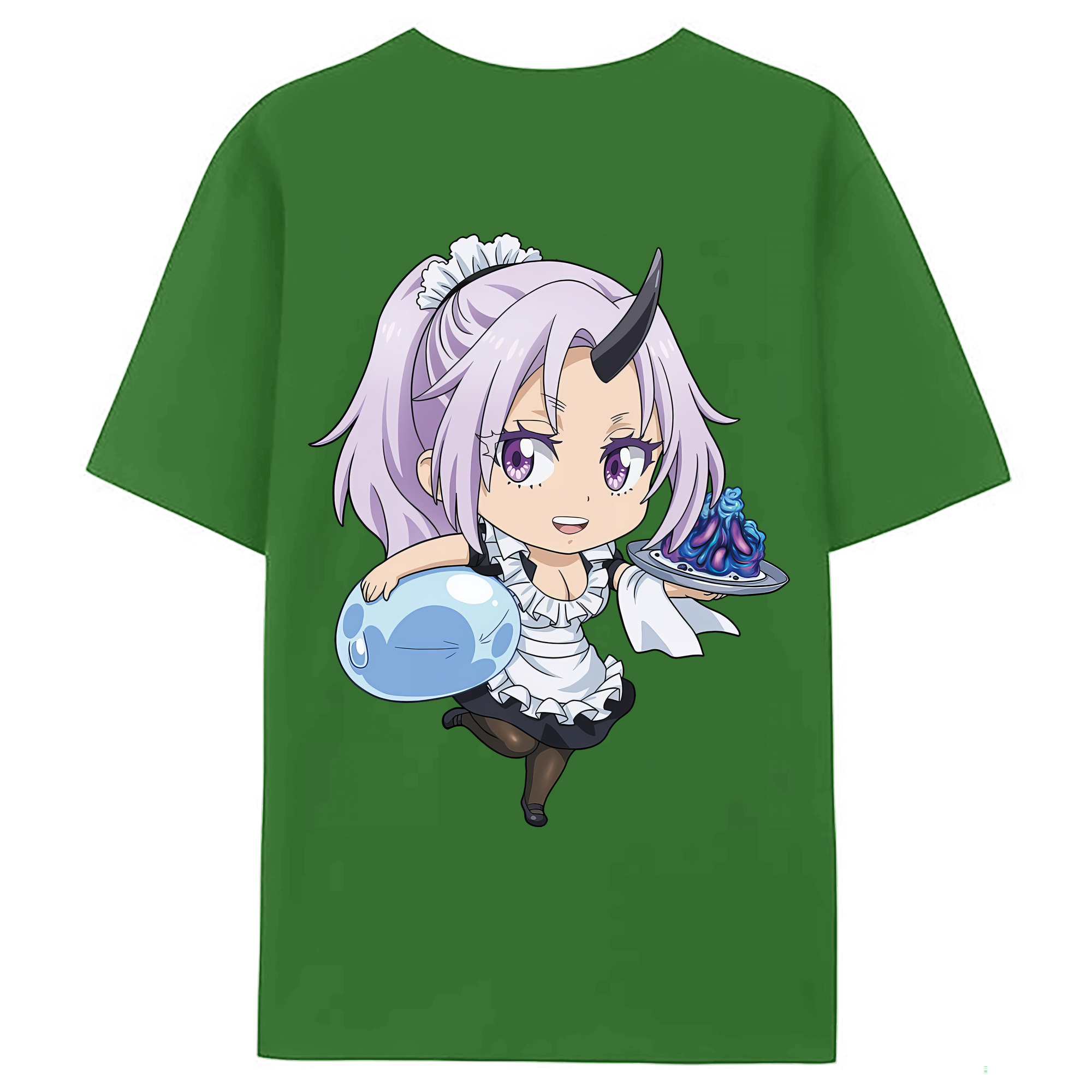 （画像用） 転スラ Regarding Reincarnated to Slime レディース半袖Tシャツ(バックプリント)